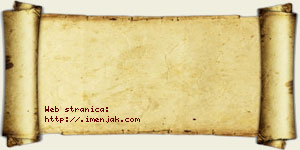 Tamara Jaćimović vizit kartica